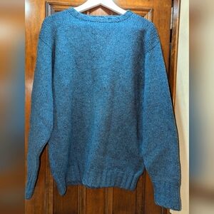 Vintage Shetland Wool Sweater Size Large